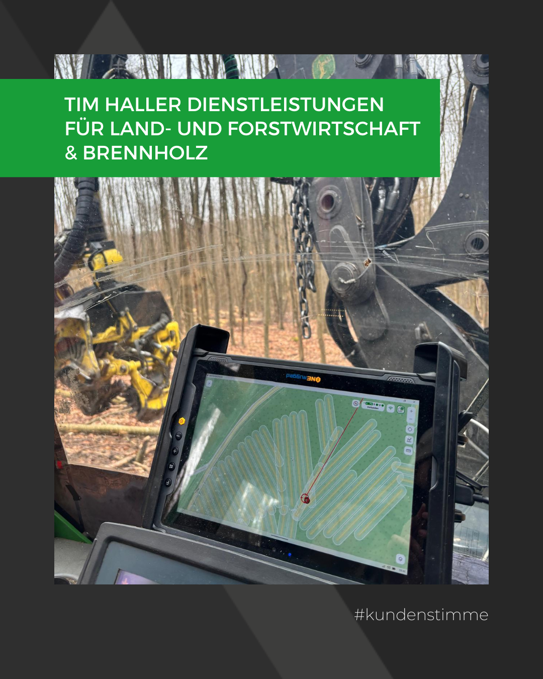 🚜 KUNDENREFERENZ: TIM HALLER DIENSTLEISTUNGEN 🌲🔥
